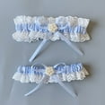 thumbnail image 2 of Decoración de boda encaje bordado traje de boda liga nupcial pierna decoración Fridja  nalpqowj15448, 2 of 3