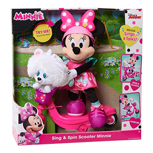 minnie sing and spin scooter