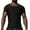 Black, variant on Mens Sweat Body Shaper Weight Loss Sauna Suit Workout Shirt Body Shaper Shirt Gym Clothes Corset