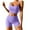 Purple, variant on Cathalem Workout Sets 2 Piece Outfits for Women Ribbed Seamless Yoga Leggings Exercise Sets,Purple M