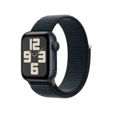 Apple Watch SE (2023) GPS 40mm Midnight Aluminum Case with Midnight Sport Loop
