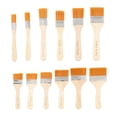 thumbnail image 1 of EIGTHTAIL 12Pcs Utility Paint  Set Trim Paint  with Wooden Handle Stain, 1 of 6