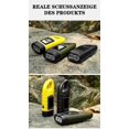 thumbnail image 4 of Hand Crank Rechargeable Flashlight,Solar LED,Outdoor Emergency,Camping,Carabiner(Black)[Energy Class A++], 4 of 5