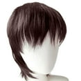thumbnail image 4 of Soug Wolftail Hair Wig Retro Wig Male Center Bangs Full Wigs New Y7 New, 4 of 9