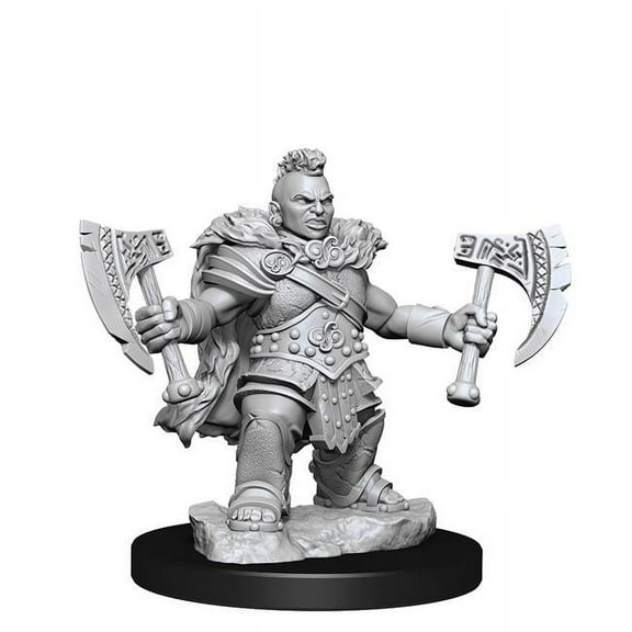 WizKids WZK75031 Female Dungeons & Dragons Frameworks Wave 1 Dwarf Barbarian Miniatures