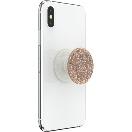 PopSockets - PopGrip Premium Cell Phone Grip & Stand - Foil Confetti Rose Gold