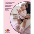 thumbnail image 2 of Pantuflas envolventes térmicas Fruit of the Loom en rosa sherpa 0-6 meses, 2 of 4