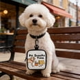 thumbnail image 6 of Guodhu Portable Zipper Sealed Dog Training Snack Bag Polyester Pet Treat Pouch Waist Clip Travel Organizer for Walks Hiking Outdoor Activities(White X), 6 of 7