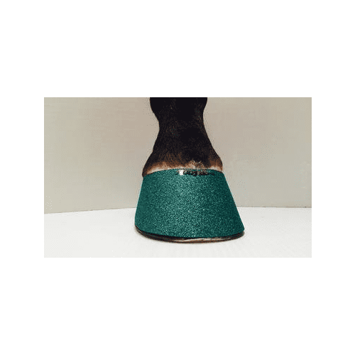 Hoofies Horse Hoof Stickers Turquoise Glitter Medium