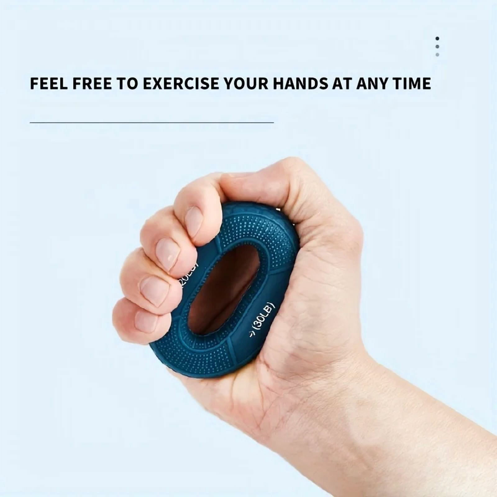 Adjustable 20-80LB Hand Grip Ring, Grip Strength Trainer for Muscle Power and Forearm Strength