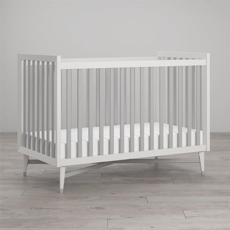 Little Seeds Monarch Hill Hadley Convertible Crib, White/Gray