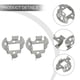 thumbnail image 3 of 2pcs H7 HID Headlight Bulb Light Retainer Clip Adapter Holder For BMW For Mercedes Car Lamp Bulbs Retainer Clips Replacement, 3 of 5