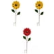 thumbnail image 1 of Escultura de Girasol de Jardín de 3 Pieza Decoración de Patio Trasero, 1 of 9