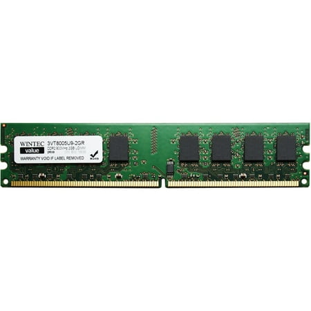 1024mb Pc6400 Ddr2 Memory - Wintec Value 2GB DDR2 PC6400 DIMM Desktop Memory