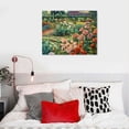 thumbnail image 5 of Onetech Oil Painting of Dobini Garden Canvas for Living Room Hotel Decor Modern Prints 20x16 in / 16x12 in 16x12in, 5 of 6