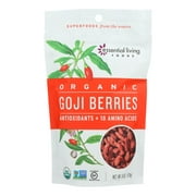 (Case of 6 )Essential Living Foods Goji Berries - Antioxidant - 6 oz.