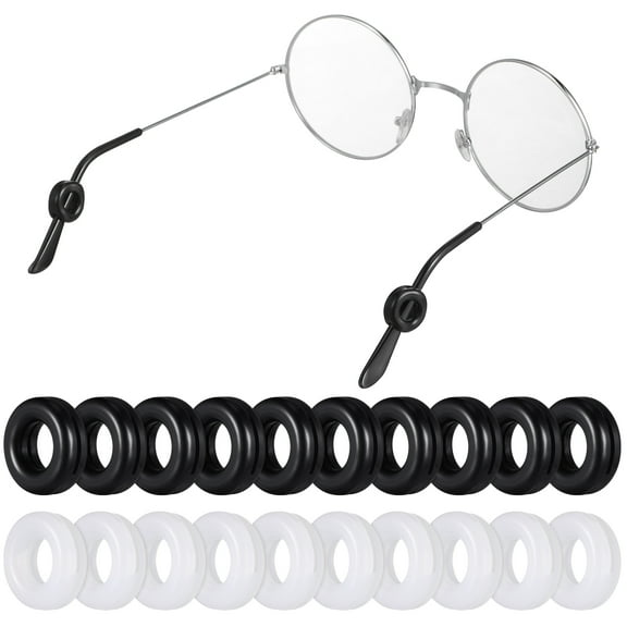 Raindrops  10 Pairs Eyeglass Temple Tighteners Glasses Soft Comfortable Anti- Slip Holder Man
