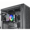 thumbnail image 5 of Thermaltake ASTRIA 200 ARGB Lighting CPU Cooler - 4.72" Maximum Fan Diameter - 1 x Fan(s) - 4 x Heat Pipe(s) - 65 CFM Maximum Airflow - 1800 rpm - 5V ARGB Header, 2510 - 4Pin - Compatible Intel Soc..., 5 of 7