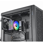 Thermaltake ASTRIA 200 ARGB Lighting CPU Cooler - 4.72 Maximum Fan Diameter - 1 x Fan(s) - 4 x Heat Pipe(s) - 65 CFM Maximum Airflow - 1800 rpm - 5V ARGB Header, 2510 - 4Pin - Compatible Intel Soc...