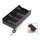 thumbnail image 2 of Black 4 x 1.5V D Battery Holder Storage Case Box w Wire Leads, 2 of 2