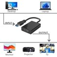 thumbnail image 2 of USB to HDMI Adapter for Monitor Windows 11/10 / 8, HDMI USB Converter for Laptop Mac MacBook pro, USB 3.0 USB 2.0 HDMI Cable Multiple Monitors for Desktop PC TV, 2 of 6