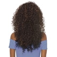 thumbnail image 4 of Outre Quick Weave Dominican Curly Batik Bundle Hair Wigs 20"-22" Wigs / Color: 1 - JET BLACK, 4 of 5