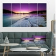 thumbnail image 1 of Sunrise over Frozen Lake - Landscape Canvas Art Print, 1 of 3