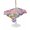Purple/Pink, variant on Outdoor Tablecloth with Umbrella Hole for Patio/Picnic/Party/Camping, Purple Pink Floral Waterproof Table Cloth Square Cover Washable, Spring Watercolor Country Flower (54"x 54")