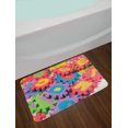 thumbnail image 2 of ABC Puzzle Bath Mat, Close Shot of Scattered Foam Tools, Plush Bathroom Decor Mat with Non Slip Backing, 29.5" X 17.5", Multicolor, by Ambesonne, 2 of 2