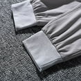 thumbnail image 4 of Jinda Men's Stretch Pants Slim Fit Trousers Drawstring Elastic Waist Spandex Lightweight Comfy Casual Pants Grey1 Large, 4 of 4