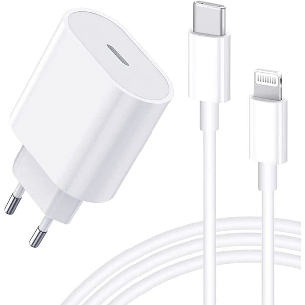 Chargeur iPhone 20W USB-C d'origine Apple pour iPhone et iPad