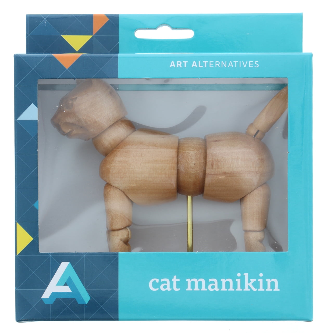 us art supply artist drawing cat manikin articulated wooden mannequin