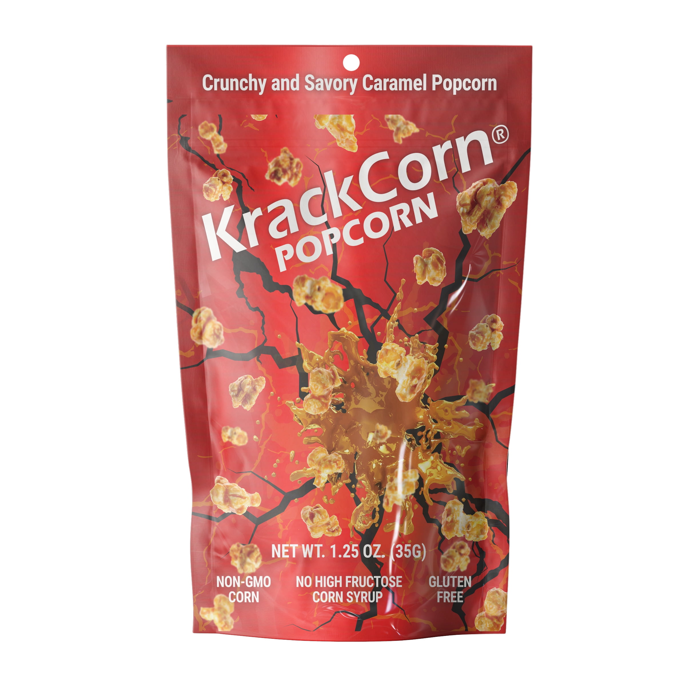 KrackCorn® Popcorn 1.25oz Original Caramel Snack Size - 12 pack KrackCorn® Popcorn 1.25oz Original Caramel Snack Size - 12 pack