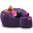 thumbnail image 1 of Puff Cama Matrimonial 2 en 1 con Taburete Baggy Morado 140 x 180 cm Baggy Puff Baggy 2 Bed Matrimonial con Taburete Purple 140 x 180 cm, 1 of 3