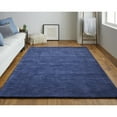thumbnail image 4 of 2' X 3' Blue Wool Hand Woven Stain Resistant Area Rug, 4 of 10