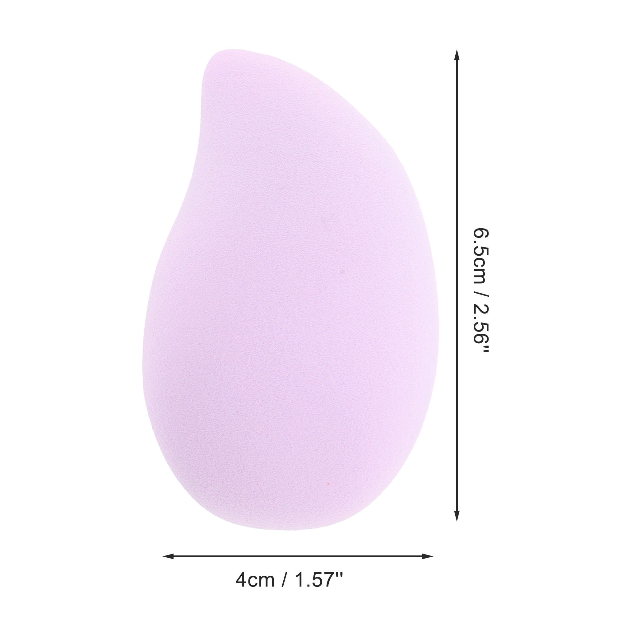 Unique Bargains 1 Pc Mango Face Makeup Sponge for Bedrooms Purple