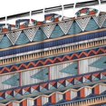 thumbnail image 3 of Blue Boho Tribal Triangles and Arrows Pattern Shower Curtain 36"x72" ,Bathroom Decorative Shower Curtains Set with 12 Hooks,Modern Waterproof Washable Shower Curtain, 3 of 6