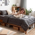 thumbnail image 5 of BDEUS Twin Comforter Set 4 Pieces,Comforter Set,Bed in a Bag, Bedding Set with Comforter,Fitted Sheet,Flat Sheet,Pillowcase, All Season, 5 of 14