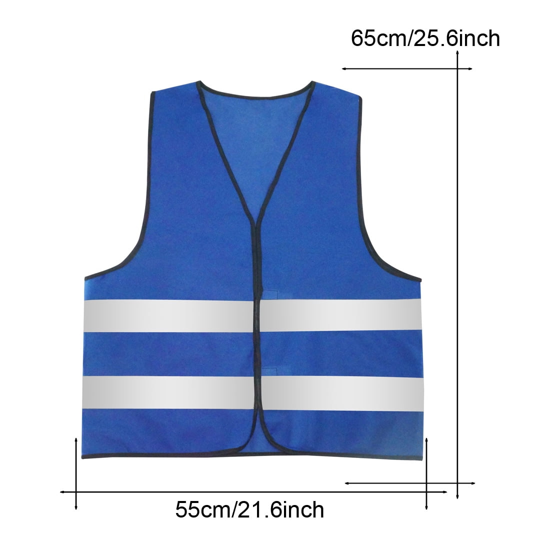 Mens 5 Pack High Visibility Reflective Vest Hi-vis Bright Construction Safety Vest Blue