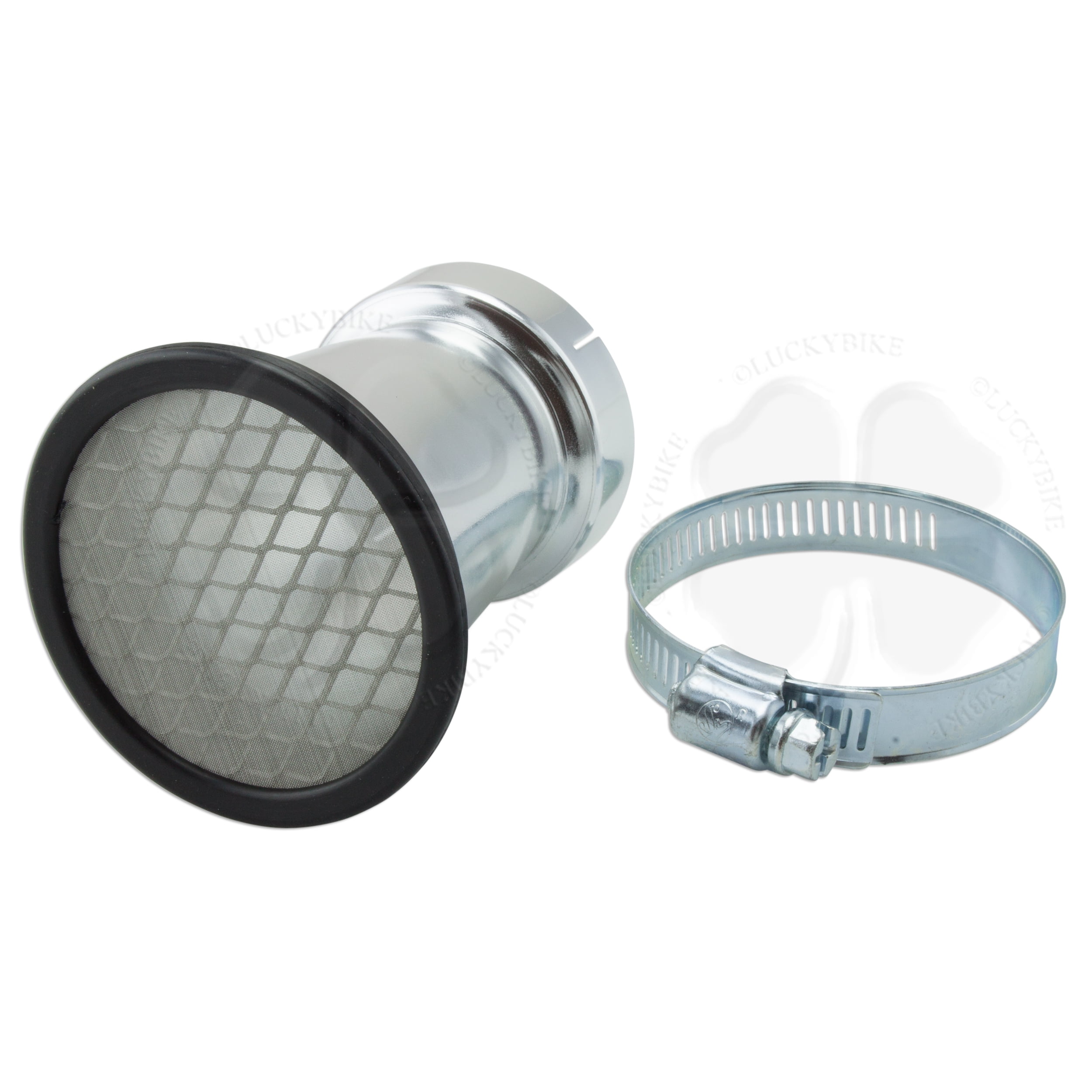 Velocity Stack 50mm 2 inch Universal Carb Air Horn Clamp On Racing Mesh