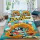 thumbnail image 2 of PatoAventuras Conjunto de sábanas temático, trío de piezas, cómodo y amigable con la piel, diseño único, regalo de decoración para el hogar para familiares, amigos y fans,135cm *200cm, 2 of 6