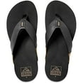 thumbnail image 5 of Reef Men's Sandals Newport Flip Flops, Black, 11, 5 of 11