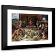 thumbnail image 1 of Frans Francken The Elder 24x20 Black Modern Framed Museum Art Print Titled - Allegory on the Abdication of Emperor Charles V in Brussels (C. 1630 - C. 1640), 1 of 5