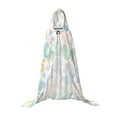 thumbnail image 7 of Honeii Colorful Butterfly Print Poncho Cape, Cloak Coat, Snuggly Hooded Wearable Blanket, Hooded Cape For Teenagers,Halloween Costumes-Medium, 7 of 7