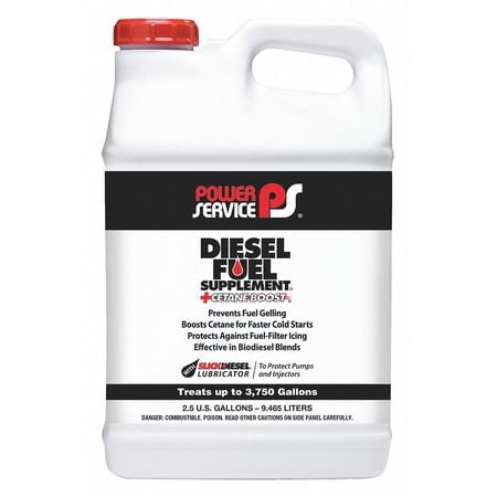 POWER SERVICE PRODUCTS 01050-02 Diesel Fuel Supplement, Amber, 2.5