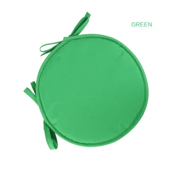 Multicolored 2 Sizes Indoor Outdoor Washable Removable For Garden Patio Kitchen Office Chair Cover Seat Pad Round Cushion Home Decoration GREEN 30X30CM