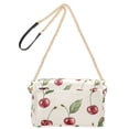 thumbnail image 2 of FORMRS Women Crossbody Purse with Chain Strap Vegan Leather Shoulder Handbag, Beige Cherry, 2 of 7