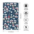 thumbnail image 2 of Honeii Dental Print Quick-Dry Microfiber Towel, Shower Towel 27.5x16in,Absorbent Bathroom Towel for Beach, Pool, and Travel, 2 of 6