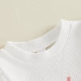 thumbnail image 5 of JUMEYU Newborn Infant Baby Girl Clothes Baby Girl Summer Clothes Oversized Romper T Shirt Short Sleeve Graphic Bodysuit 0 3 6 9 12 18 24 Months (White,6-12 Months), 5 of 9