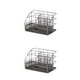 thumbnail image 1 of Yuarrent Estante de almacenamiento de metal fácil de montar para organizar el espacio Caja de almacenamiento de escritorio conveniente para negro 22.5*15*15cm 2Conjunto, 1 of 6